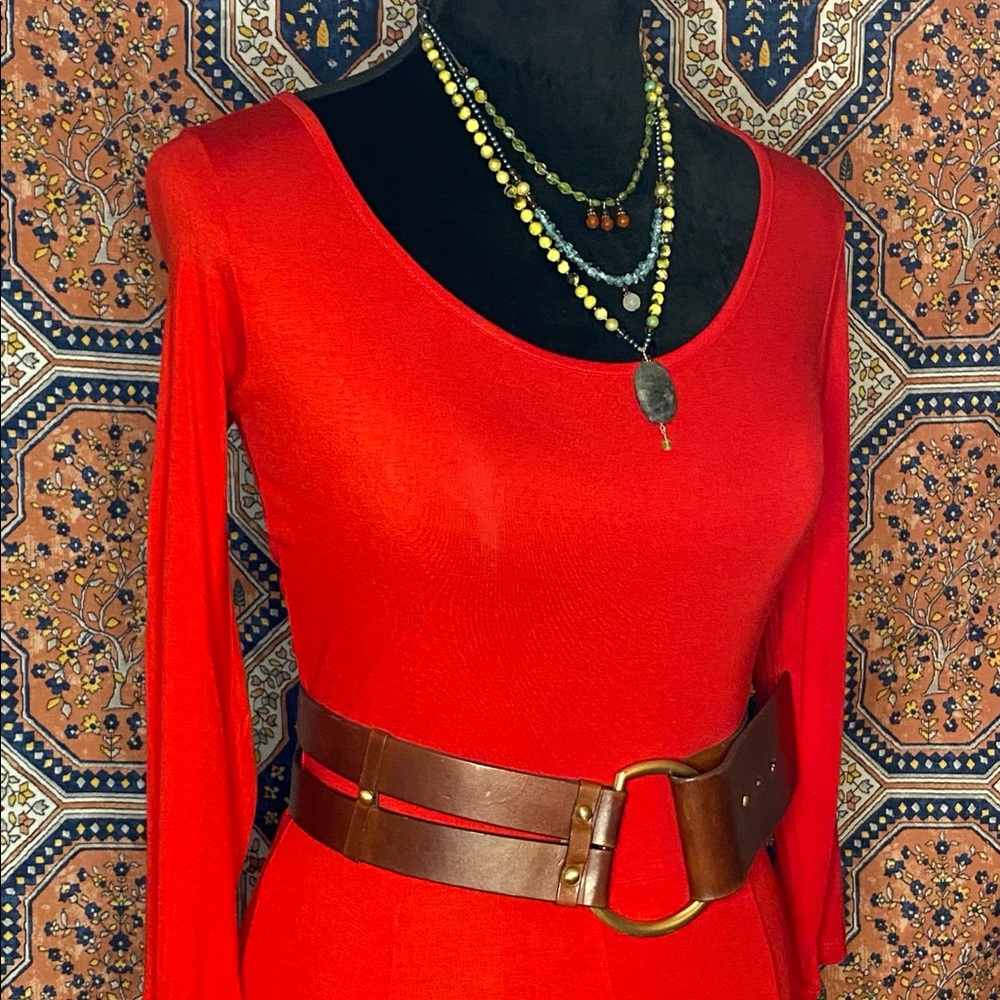 NWT ❤️ Red Knit Calvin Klein Dress